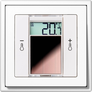 SR06 LCD 2T temp Jung LS 990 zuiverwit glanzend/alpenwit